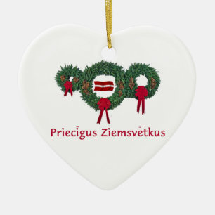 Adorno De Cerámica Navidad 2 de Letonia