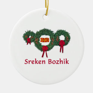 Adorno De Cerámica Navidad 2 de Macedonia