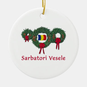 Adorno De Cerámica Navidad 2 de Rumania