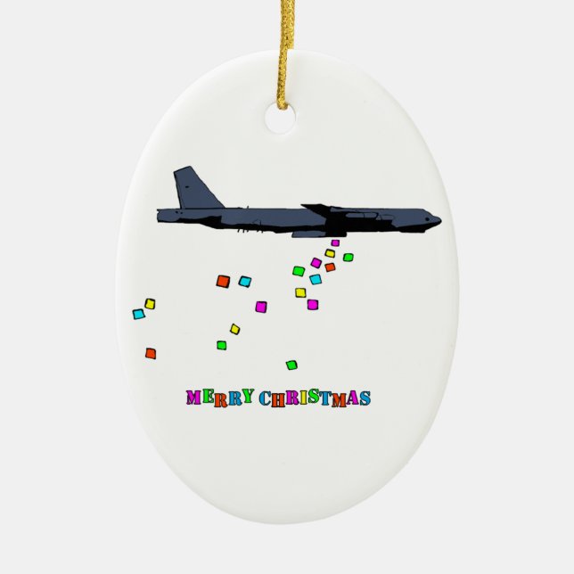 Adorno De Cerámica Navidad - B-52 Gifting - (Frente)