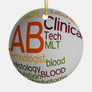 ADORNO DE CERÁMICA NAVIDAD CLÍNICO DE LA TECNOLOGÍA MLT DEL