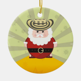 Adorno De Cerámica navidad colombiano