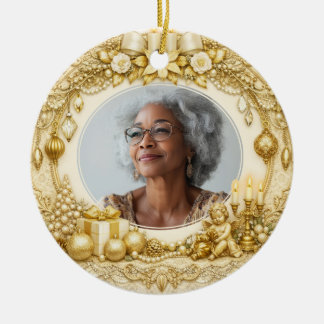 Adorno De Cerámica Navidad conmemorativa de 2 lados