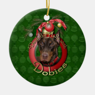 Adorno De Cerámica Navidad - cubierta los pasillos - Dobies - Rocky