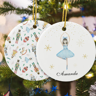 Adorno De Cerámica Navidad de Bailarina
