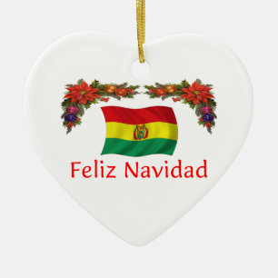Adorno De Cerámica Navidad de Bolivia