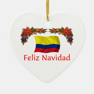 Adorno De Cerámica Navidad de Colombia
