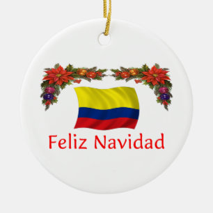 Adorno De Cerámica Navidad de Colombia