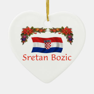 Adorno De Cerámica Navidad de Croacia