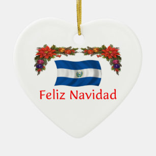 Adorno De Cerámica Navidad de El Salvador