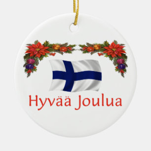 Adorno De Cerámica Navidad de Finlandia