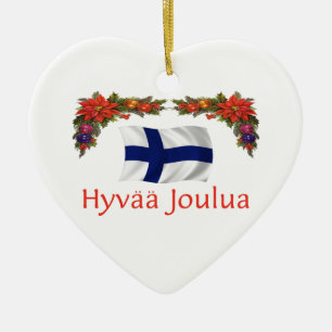 Adorno De Cerámica Navidad de Finlandia