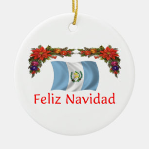 Adorno De Cerámica Navidad de Guatemala