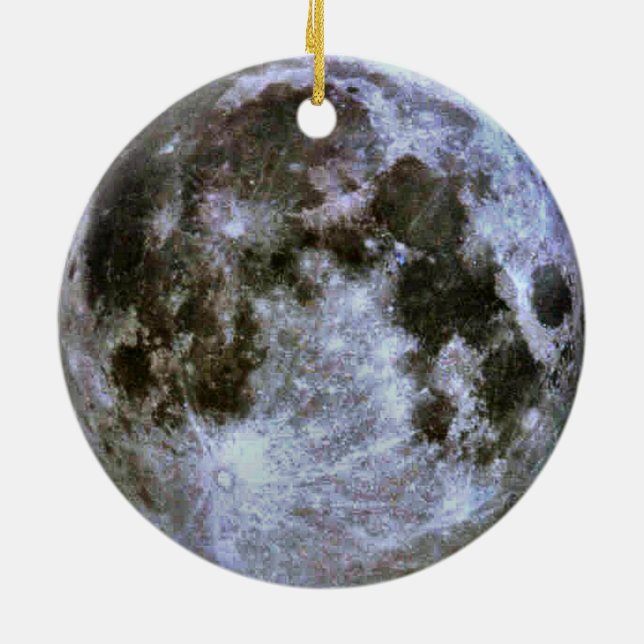 Adorno De Cerámica Navidad de la Luna Llena (Atrás)