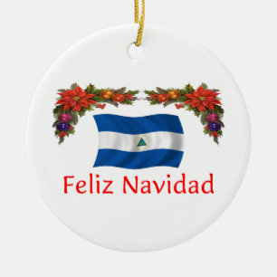 Adorno De Cerámica Navidad de Nicaragua