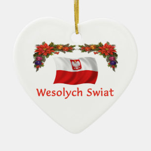 Adorno De Cerámica Navidad de Polonia