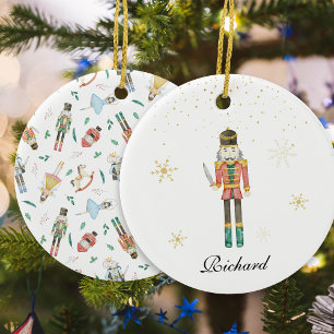 Adorno De Cerámica Navidad del Cascanueces
