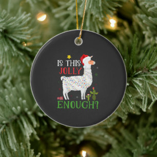 Adorno De Cerámica Navidad divertida llama festiva ¿Es esto lo sufici