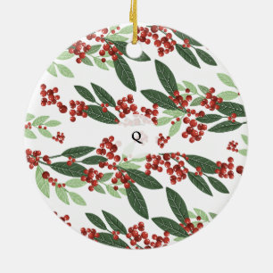 Adorno De Cerámica Navidad Elegancia Perenne Encantada