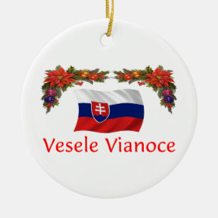 Adorno De Cerámica Navidad eslovaco