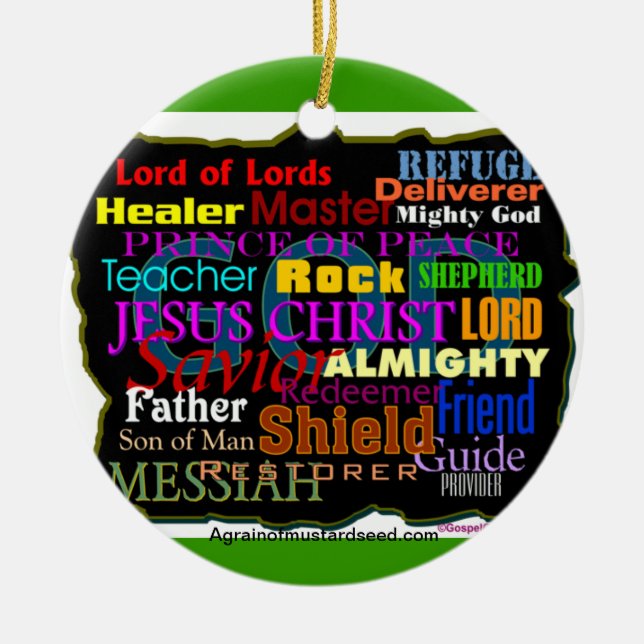 Adorno De Cerámica Navidad Jesús (Frente)