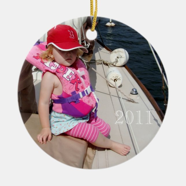 Adorno De Cerámica Navidad Maeve 2011 (Frente)