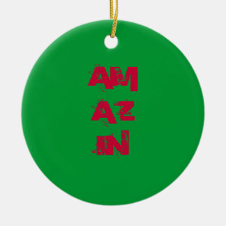 Adorno De Cerámica Navidad Orniment de AMAZIN