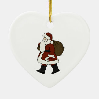 Adorno De Cerámica Navidad Papá Noel