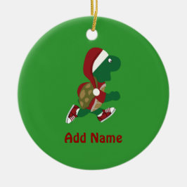 Adorno De Cerámica Navidad que funciona con la tortuga