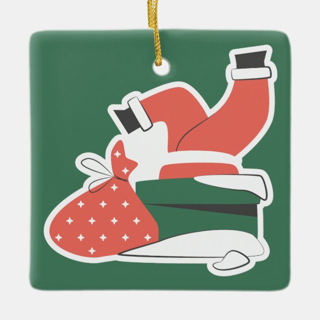 Adorno De Cerámica Navidades (Anverso)