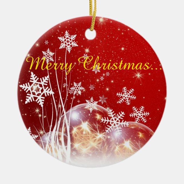 Adorno De Cerámica Navidades (Frente)