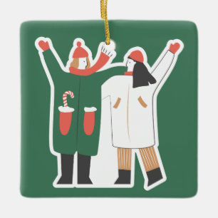 Adorno De Cerámica Navidades