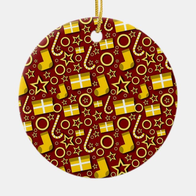 Adorno De Cerámica Navidades (Frente)
