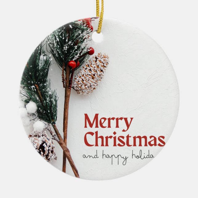 Adorno De Cerámica Navidades 11 (Frente)