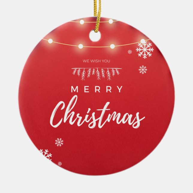 Adorno De Cerámica Navidades 12 (Frente)