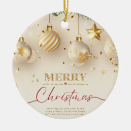 Adorno De Cerámica Navidades 15