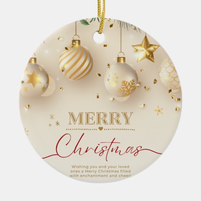 Adorno De Cerámica Navidades 15 (Frente)