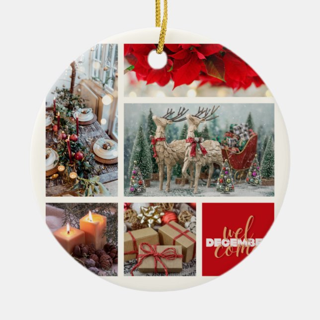 Adorno De Cerámica Navidades 23 (Frente)