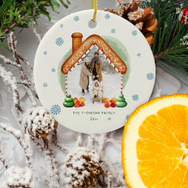Adorno De Cerámica Navidades acogedores Día festivo de la casa de Gin