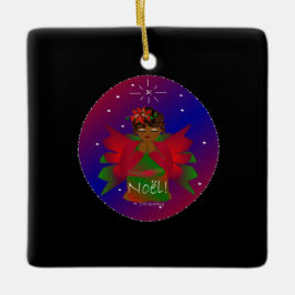 Adorno De Cerámica Navidades Angel Baby Praying Noel