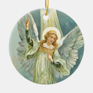 Adorno De Cerámica Navidades Ángel Inspiradores