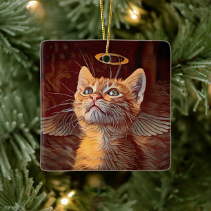 Adorno De Cerámica Navidades Angel Ornament