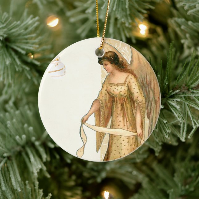 Adorno De Cerámica Navidades Angel & Ornaments (Árbol)