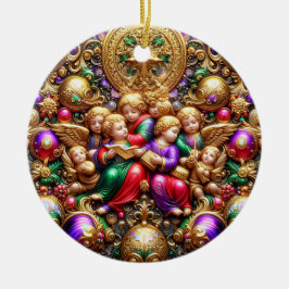 Adorno De Cerámica NAVIDADES ~ Ángeles del siglo XIX ~