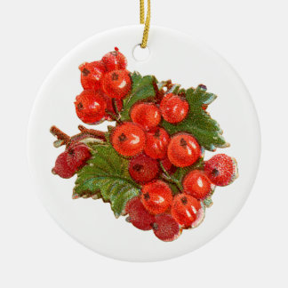 Adorno De Cerámica Navidades anticuados, Redcurrant