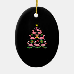 Adorno De Cerámica Navidades - Árbol de Navidad de flamenco