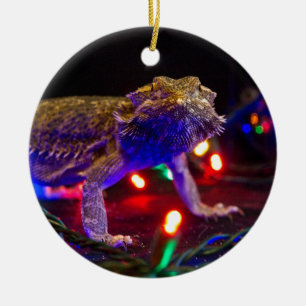 Adorno De Cerámica Navidades Beardie