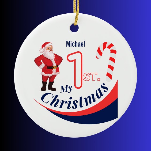 Adorno De Cerámica Navidades bebé "Mis primeros Navidades" (Subido por el creador)