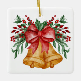 Adorno De Cerámica Navidades Bells