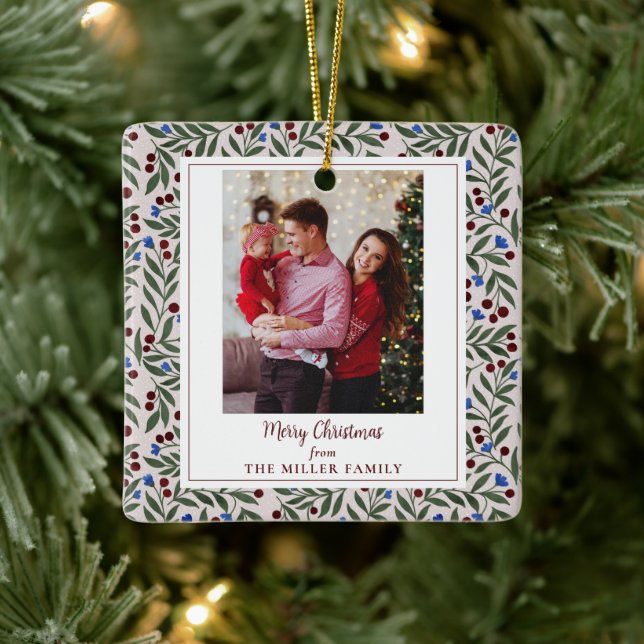 Adorno De Cerámica Navidades berries (Árbol)